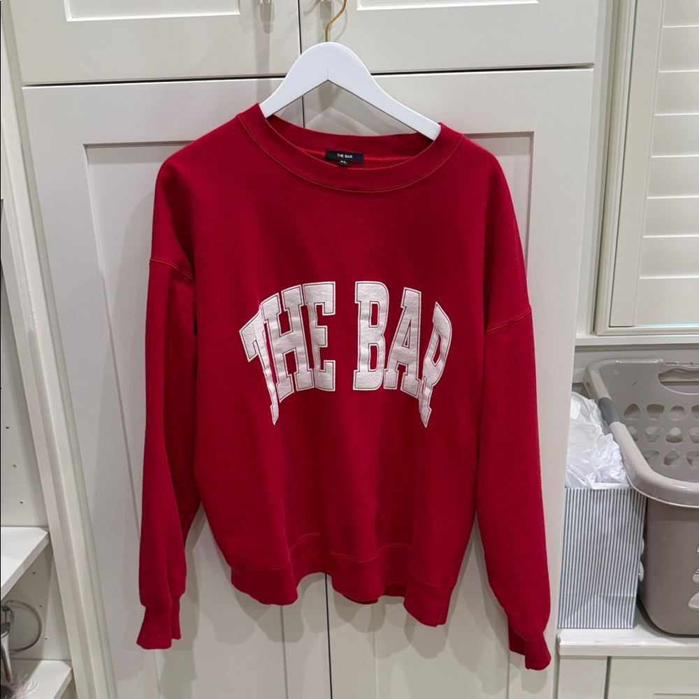 The Bar Red Sweatshirt